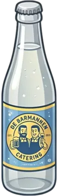 Fles water van De Barmannen