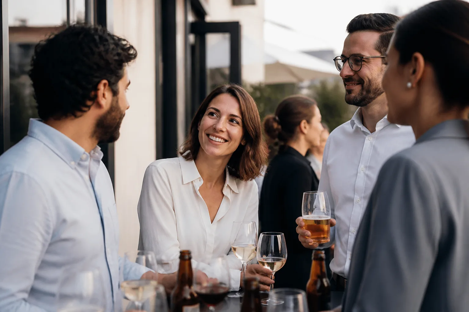 Bar tijdens een bedrijfsfeest